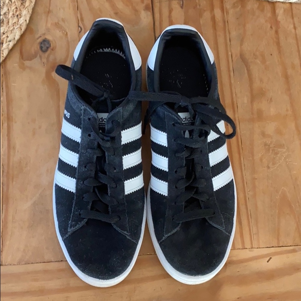 Black adidas campus